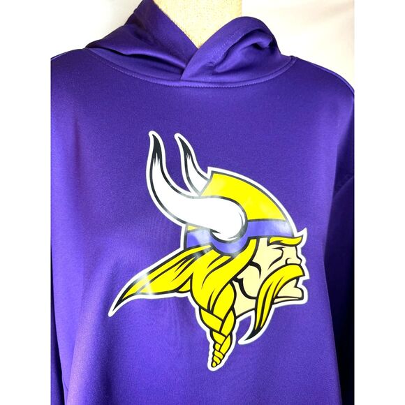 NFL Other - NFL Minnesota Vikings Long Sleeve Performance Fleece Hooded Sweatshirt XXL